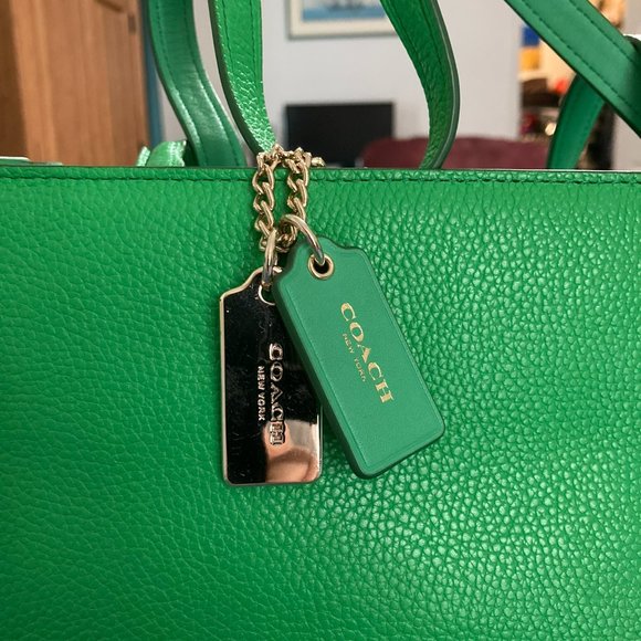 Coach Swagger Tote shoulder bag, model 34915, green - Picture 8 of 10